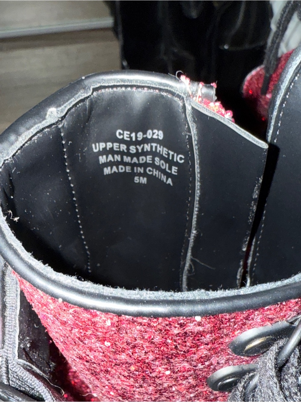 Club Exx Pink Glitter Rave Boots | Size 5 - Picture 5 of 8